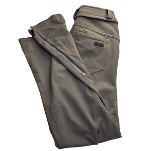 Volcom Men's Snow Pants Small Fleece Lined Zip Tech Waterproof Stretch Skinny